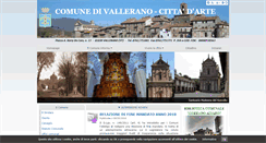 Desktop Screenshot of comune.vallerano.vt.it