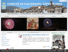 Tablet Screenshot of comune.vallerano.vt.it